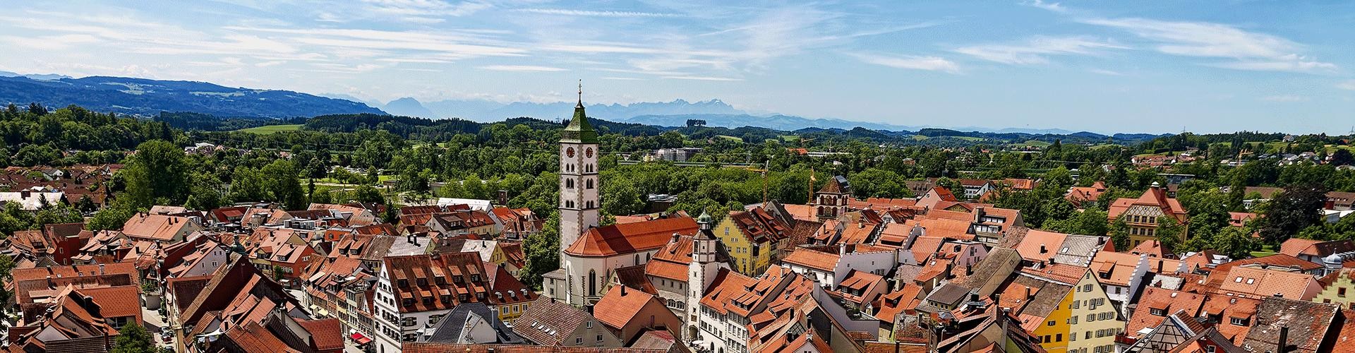 Wangen im Allgäu (c) Christoph Morlok Panoramablick auf die Altstadt von Wangen im Allgäu.