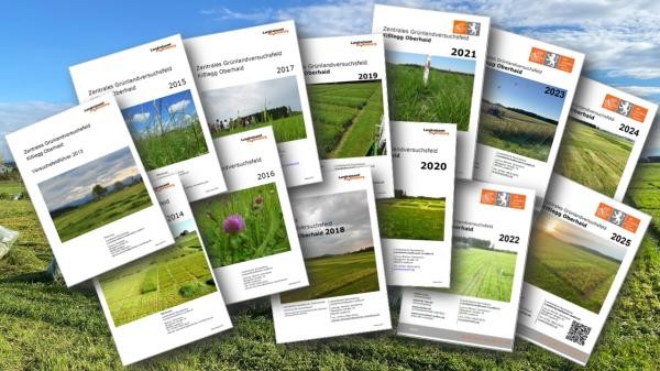 Versuchsfeldführer nebeneinander überlappend abgebildet.