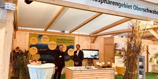 Berthold und Franz am Stand