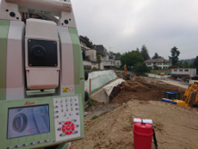 Vermessung auf einer Baustelle